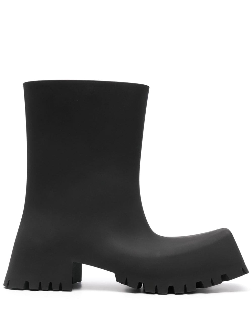 Balenciaga Trooper rubber low boots - Black von Balenciaga