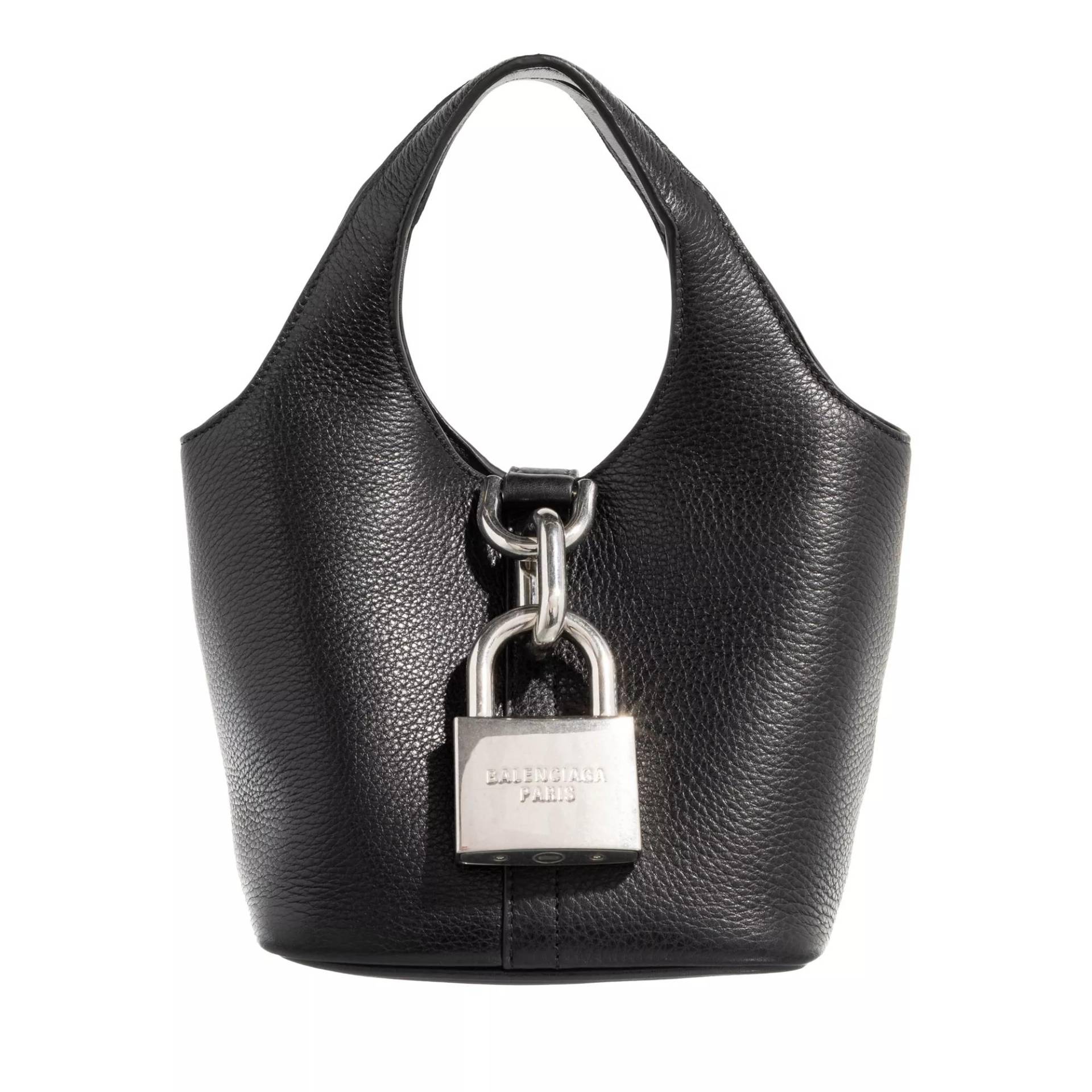 Balenciaga Umhängetasche - Locker Handbag Leather - Gr. unisize - in Schwarz - für Damen von Balenciaga
