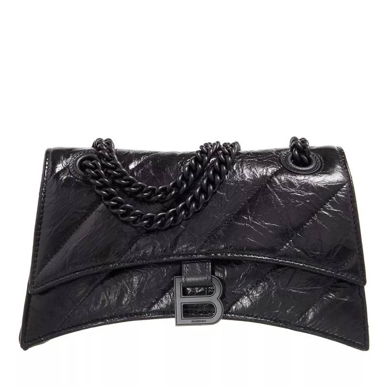 Balenciaga Umhängetasche - Small Crush Chain Bag - Gr. unisize - in Schwarz - für Damen von Balenciaga