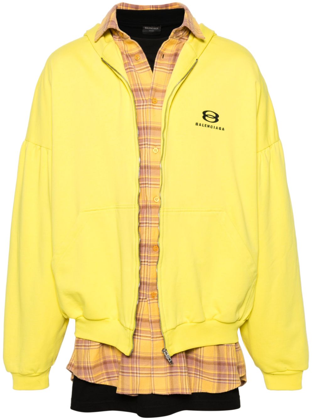 Balenciaga Unity Sports Icon hooded jacket - Yellow von Balenciaga