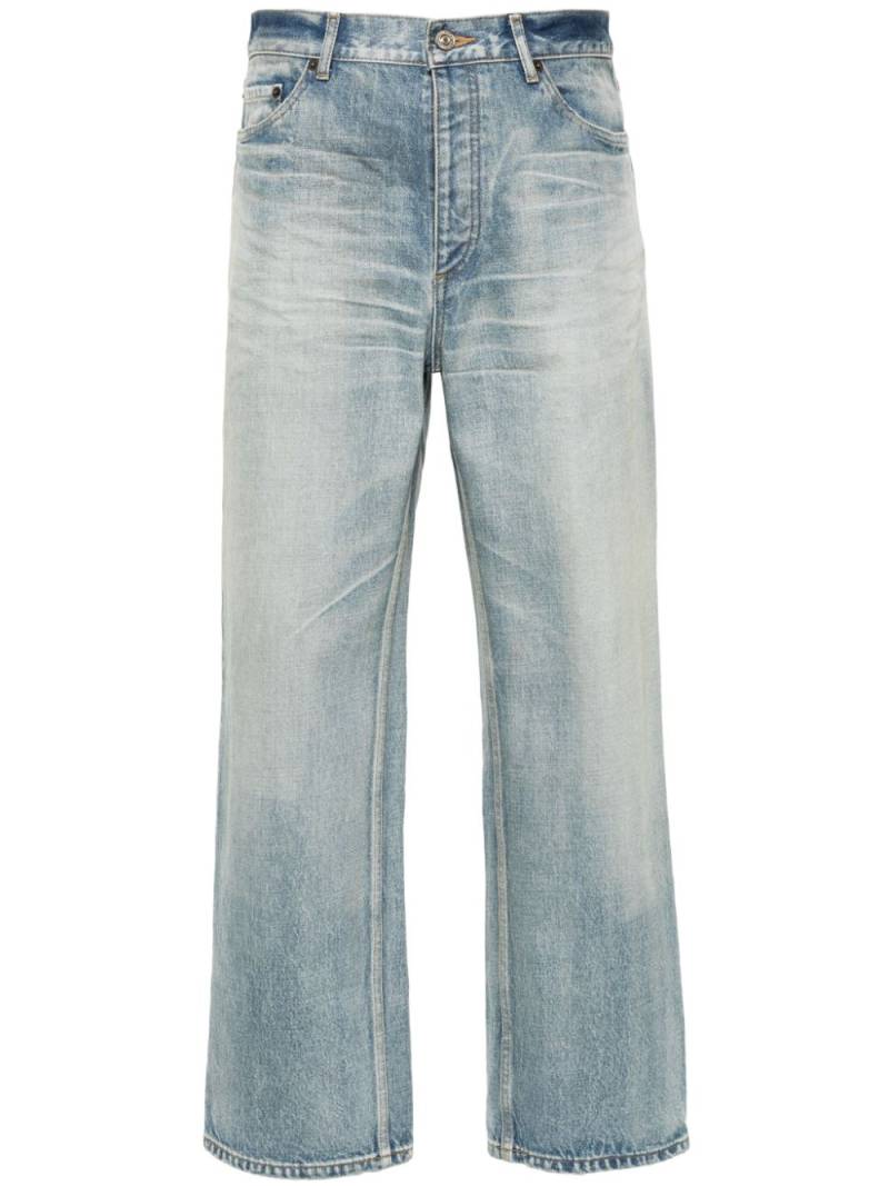 Balenciaga cropped straight-leg jeans - Blue von Balenciaga