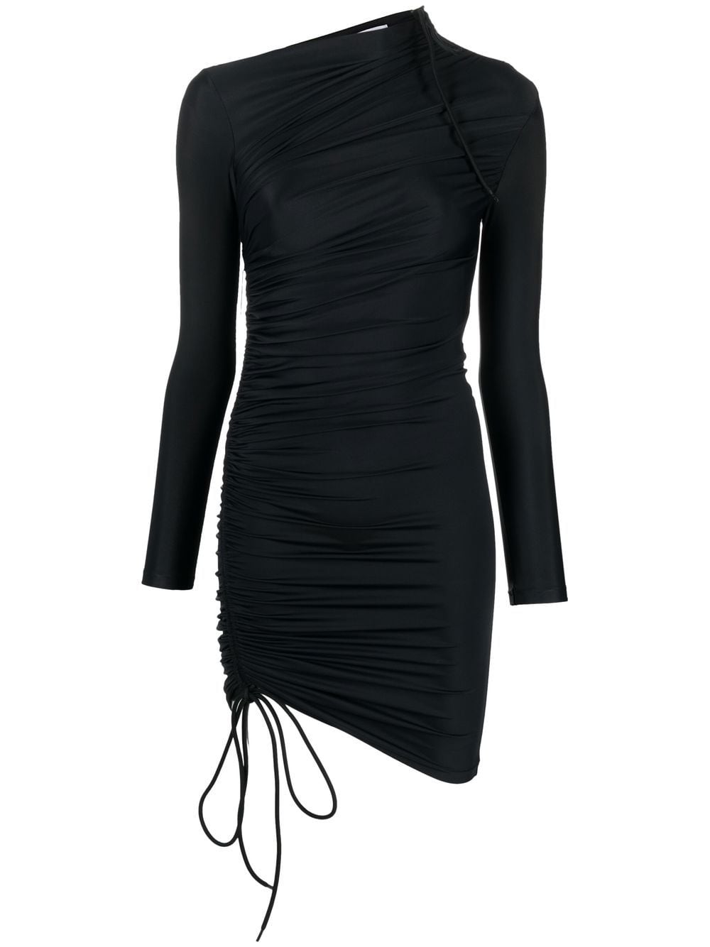 Balenciaga drawstring-detailed minidress - Black von Balenciaga