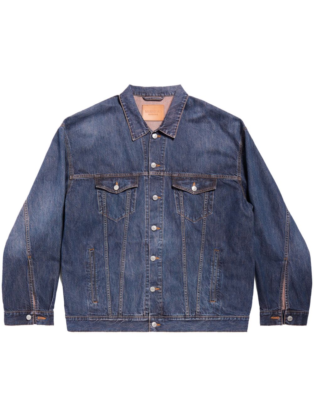 Balenciaga drop-shoulder denim jacket - Blue von Balenciaga