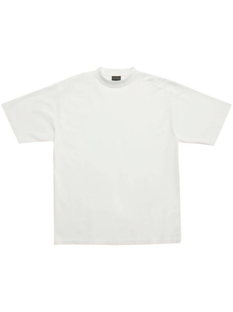Balenciaga embroidered-logo cotton T-shirt - White von Balenciaga