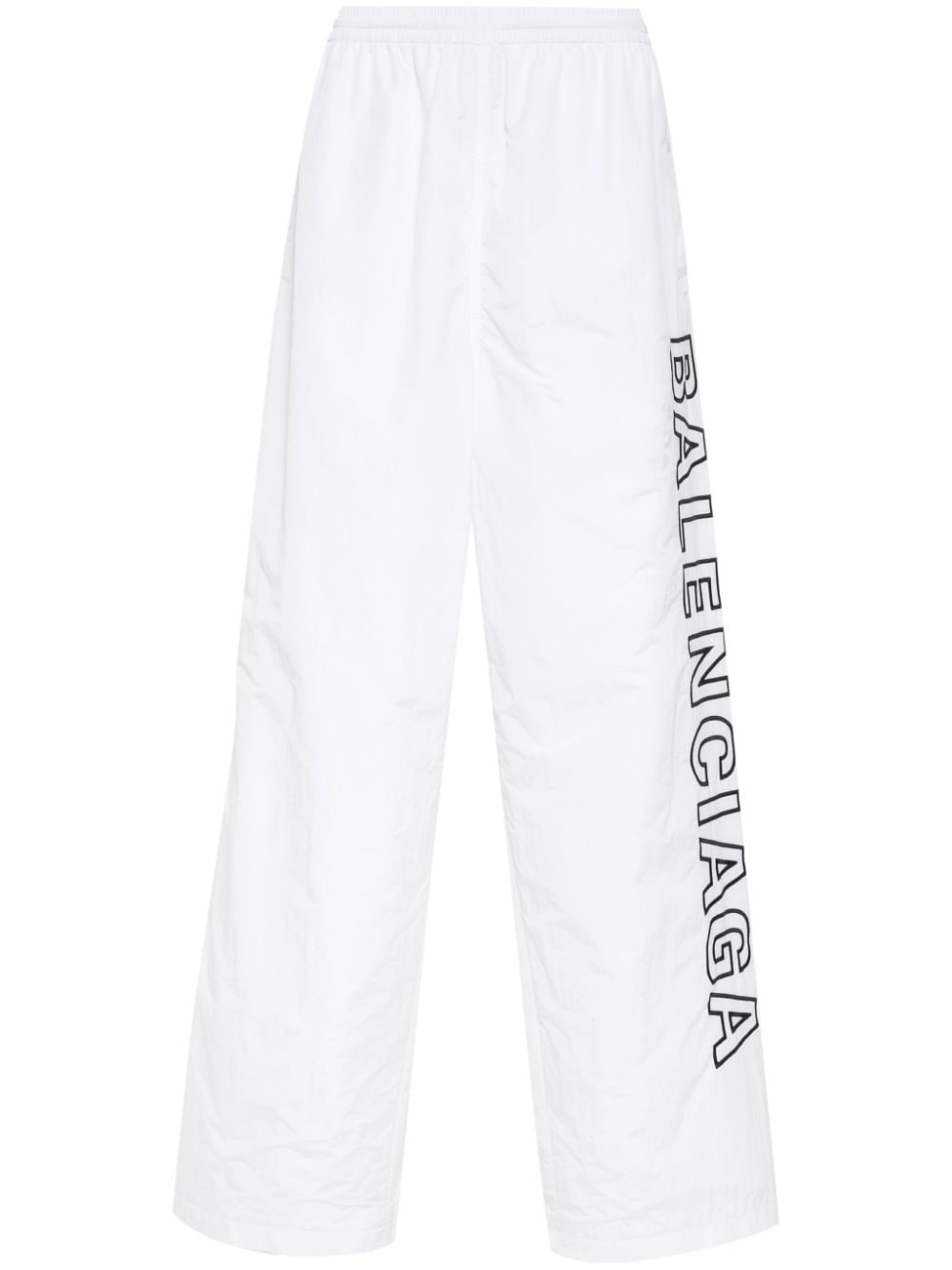 Balenciaga embroidered-logo track pants - White von Balenciaga
