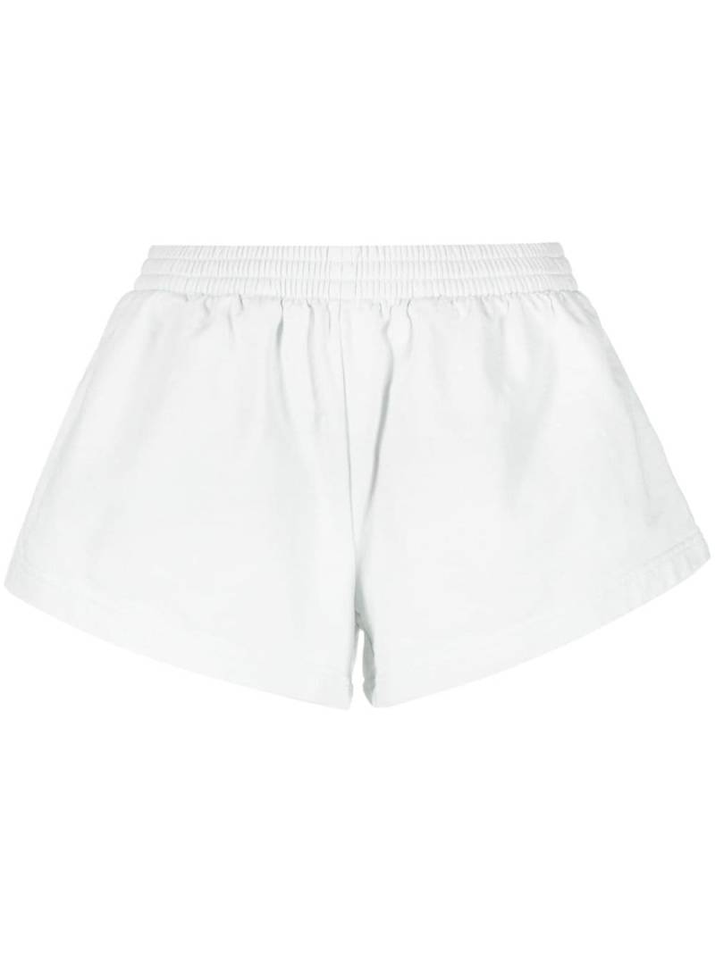 Balenciaga flared elasticated-waist shorts - White von Balenciaga