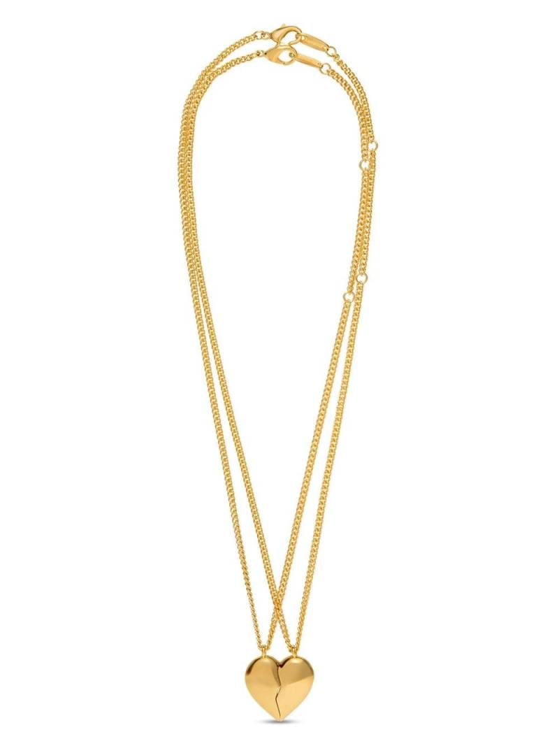 Balenciaga heart-motif necklace - Gold von Balenciaga