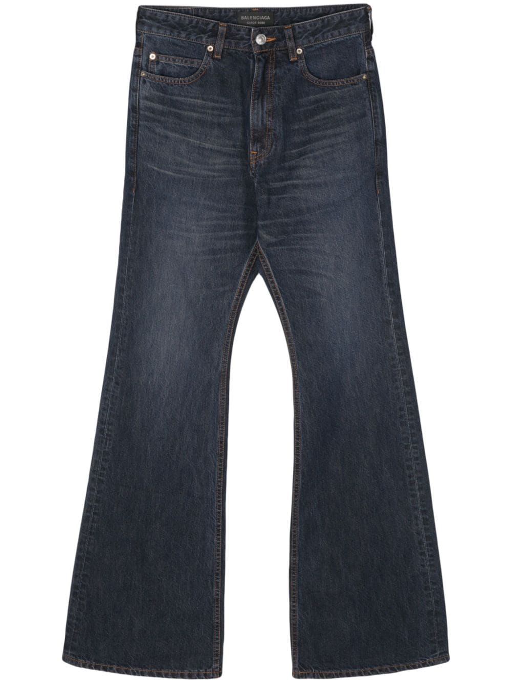 Balenciaga high-waisted bootcut jeans - Blue von Balenciaga