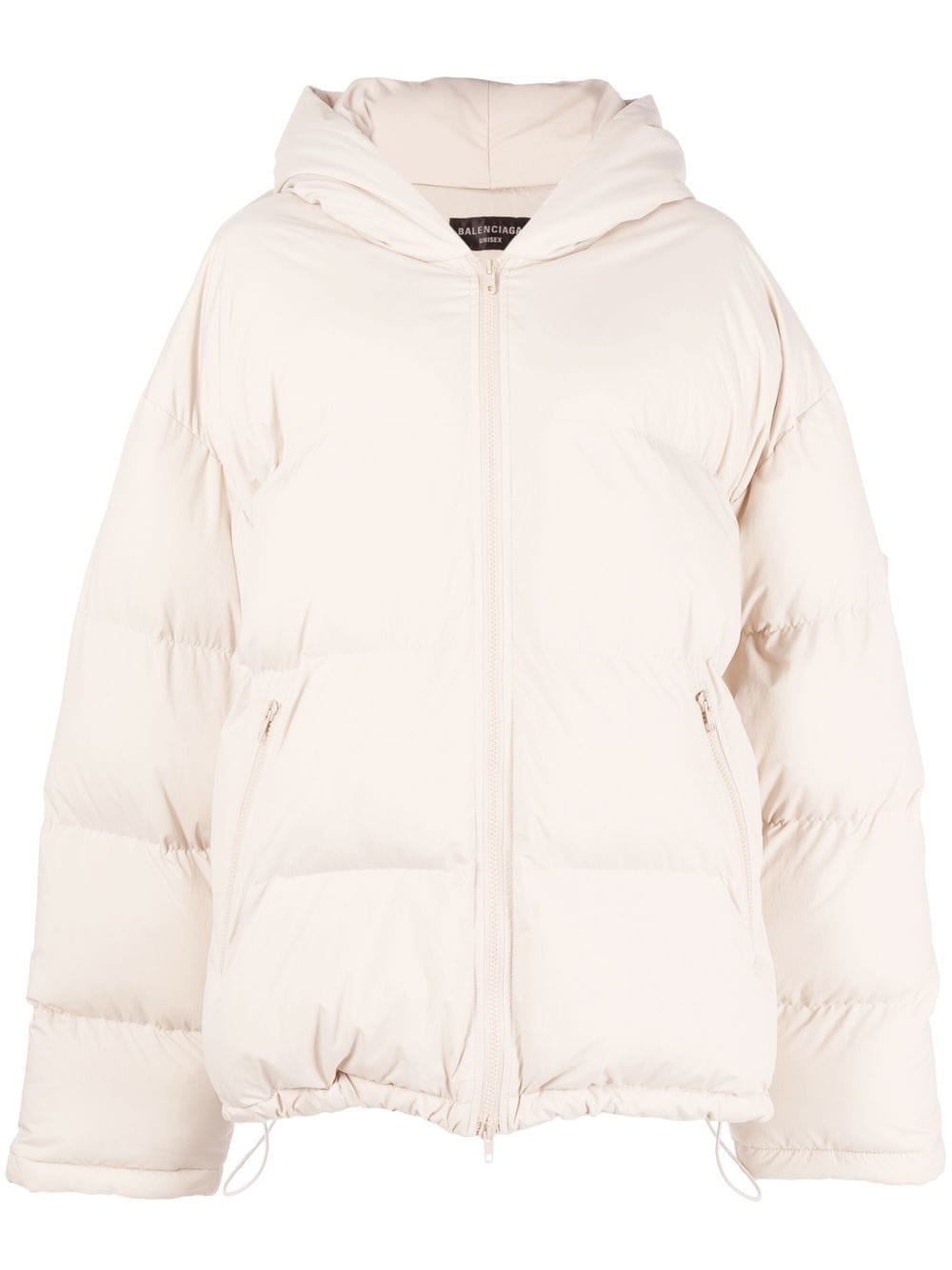 Balenciaga hooded quilted jacket - Neutrals von Balenciaga