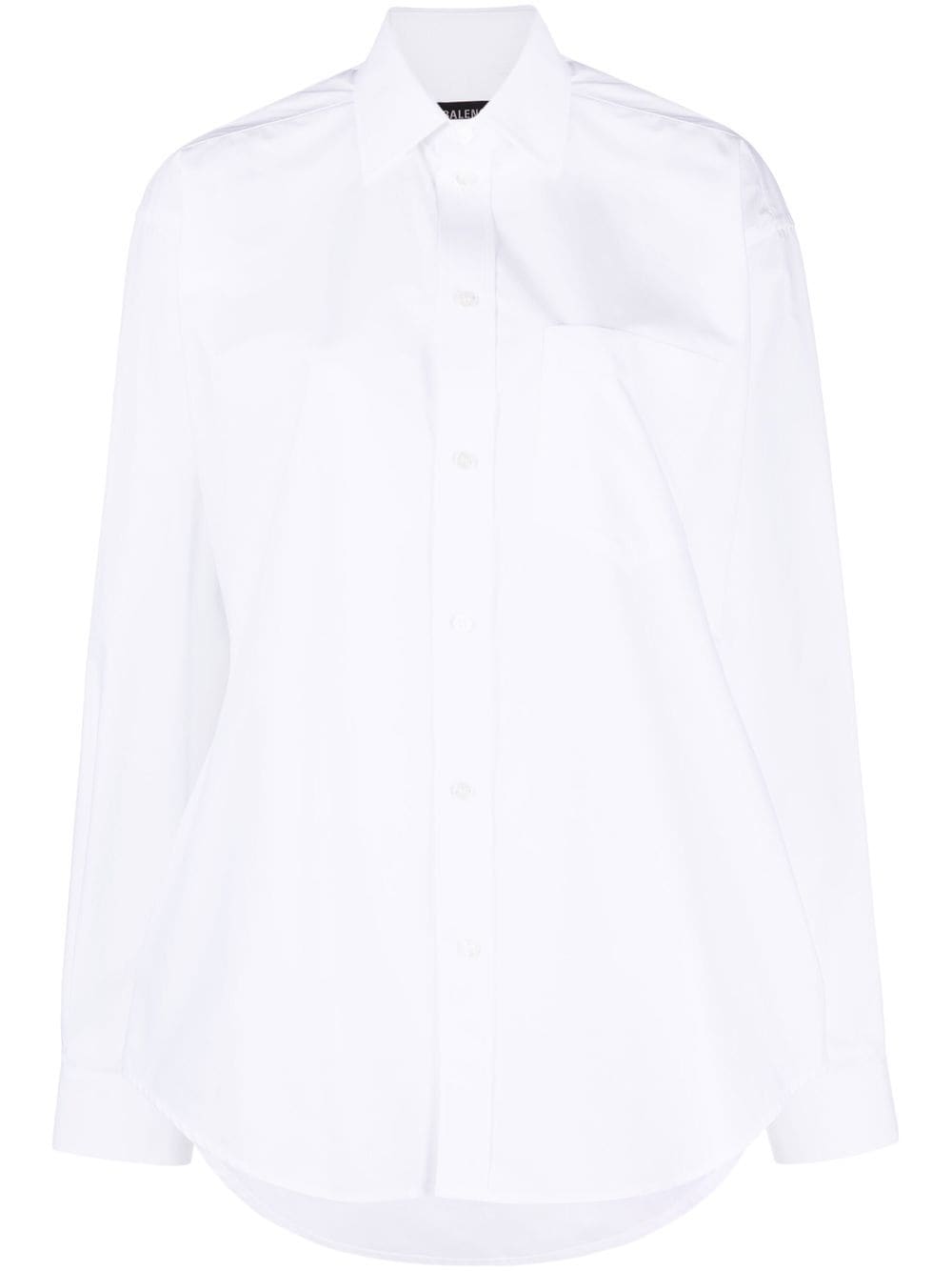 Balenciaga hourglass-shape long-sleeve shirt - White von Balenciaga