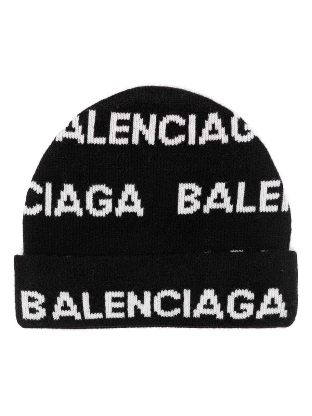 Balenciaga Bal Horizontal beanie - Black von Balenciaga