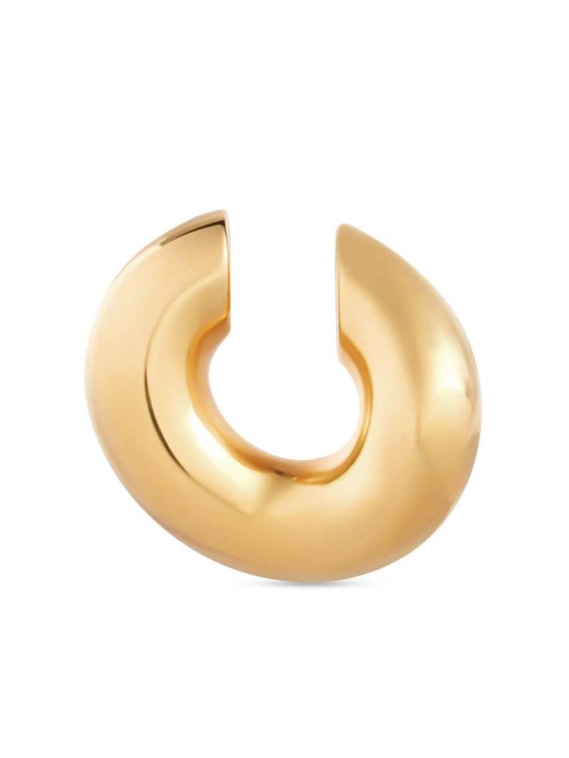 Balenciaga logo-engraved loop earcuff - Gold von Balenciaga