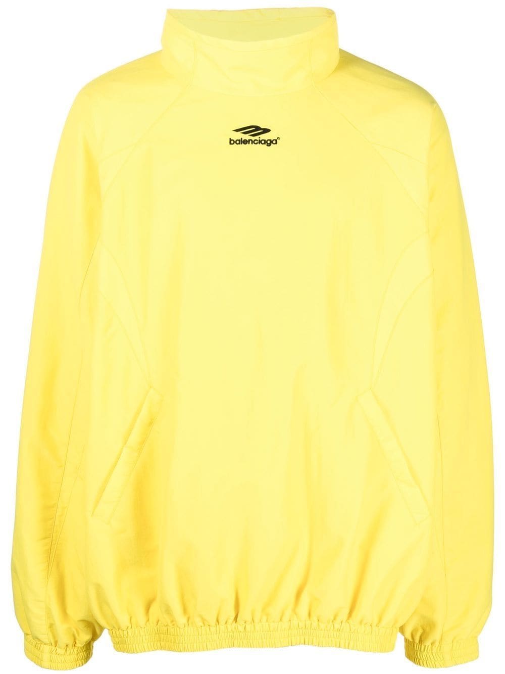 Balenciaga logo oversized sweatshirt - Yellow von Balenciaga