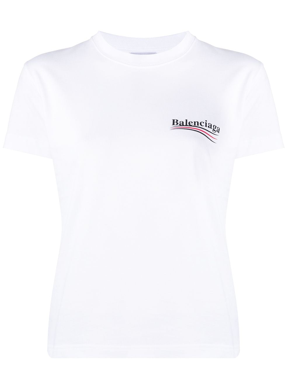 Balenciaga Political Campaign logo-print T-shirt - White von Balenciaga