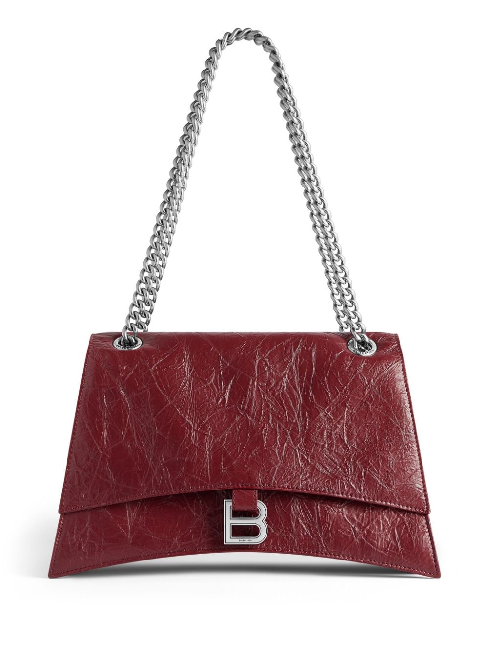 Balenciaga medium Crush chain-strap shoulder bag - Red von Balenciaga