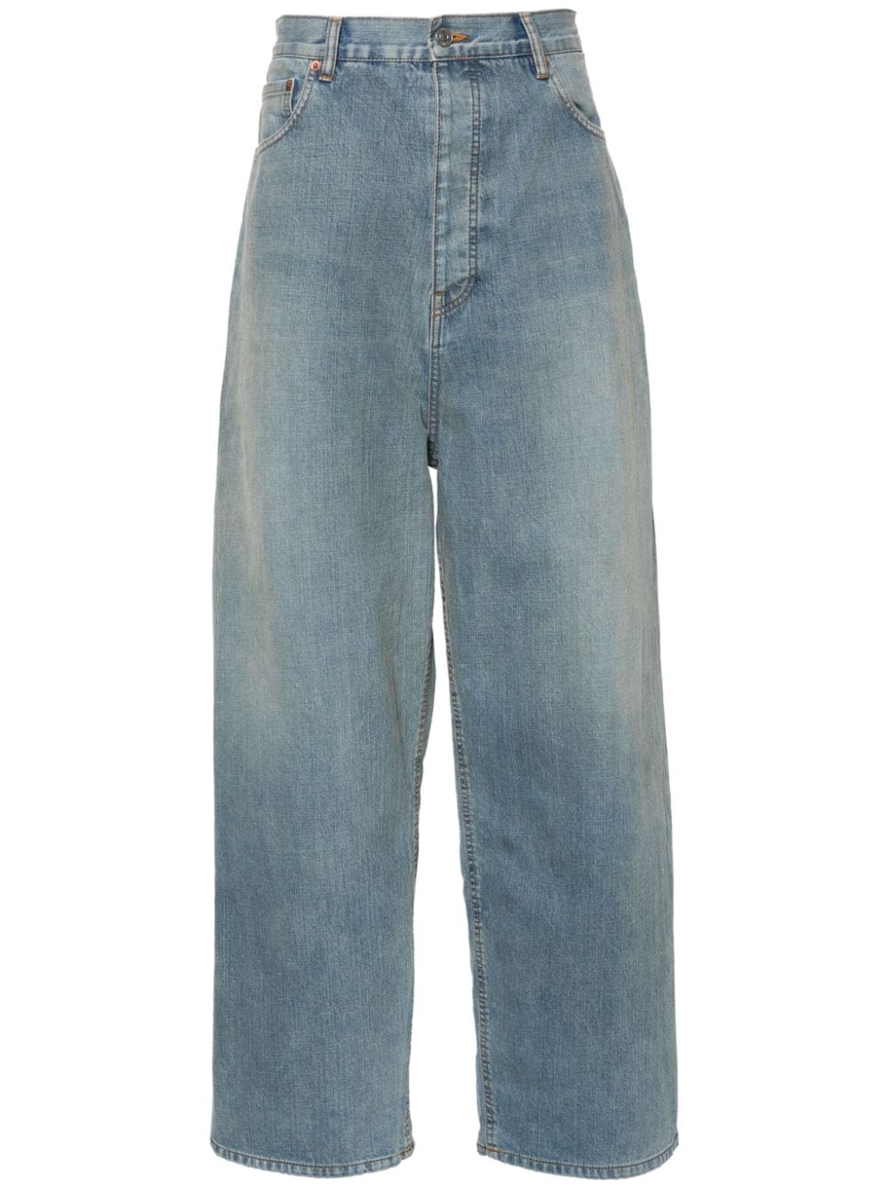 Balenciaga mid-rise wide-leg jeans - Blue von Balenciaga
