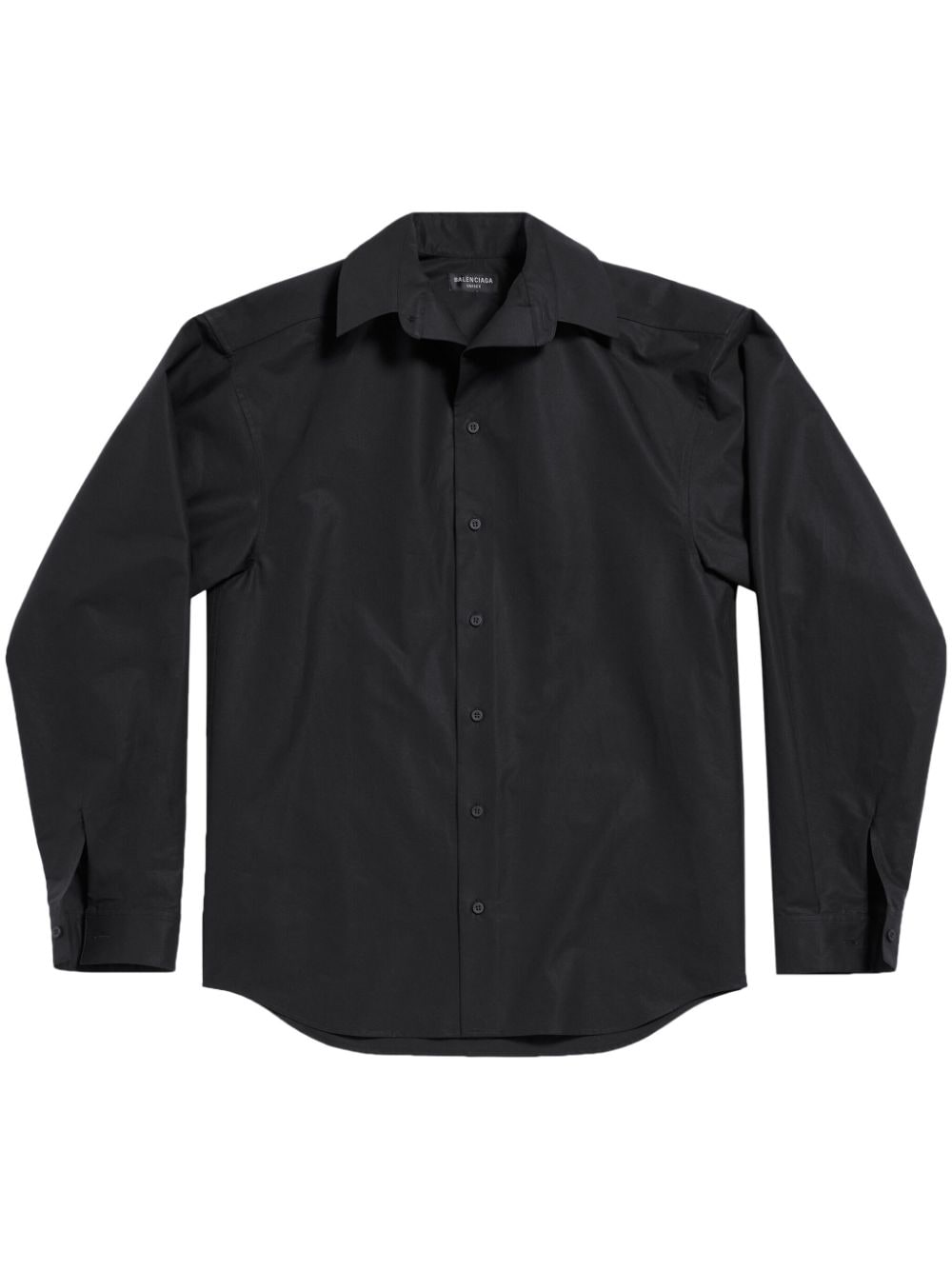 Balenciaga oversized cotton shirt - Black von Balenciaga
