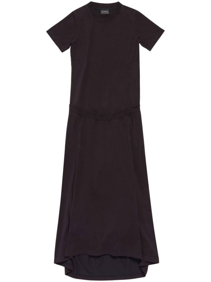 Balenciaga patched T-shirt dress - Black von Balenciaga