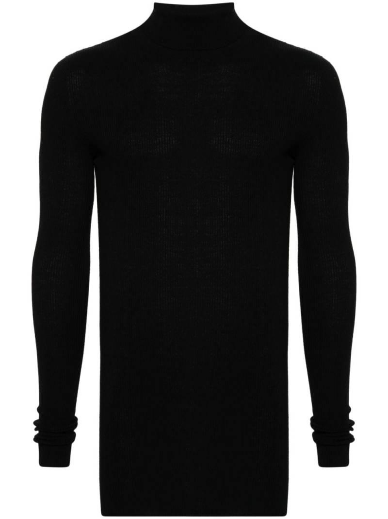 Balenciaga seamless cotton turtleneck jumper - Black von Balenciaga