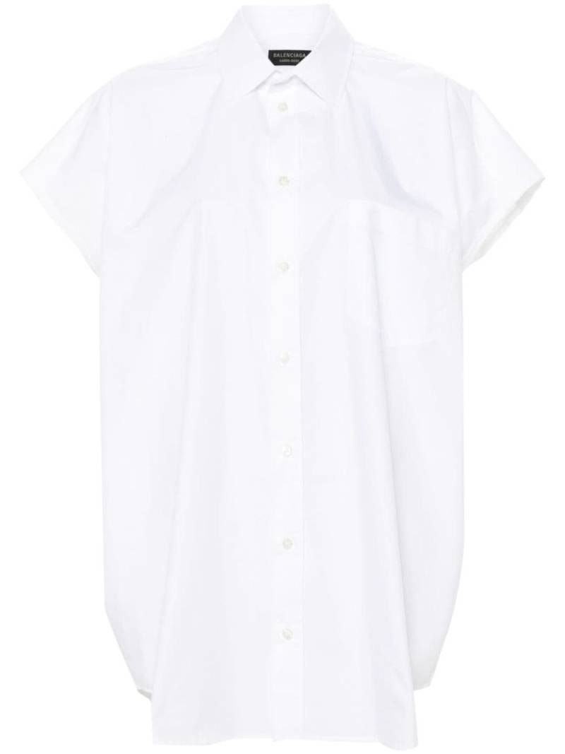 Balenciaga sleeveless button-up shirt - White von Balenciaga