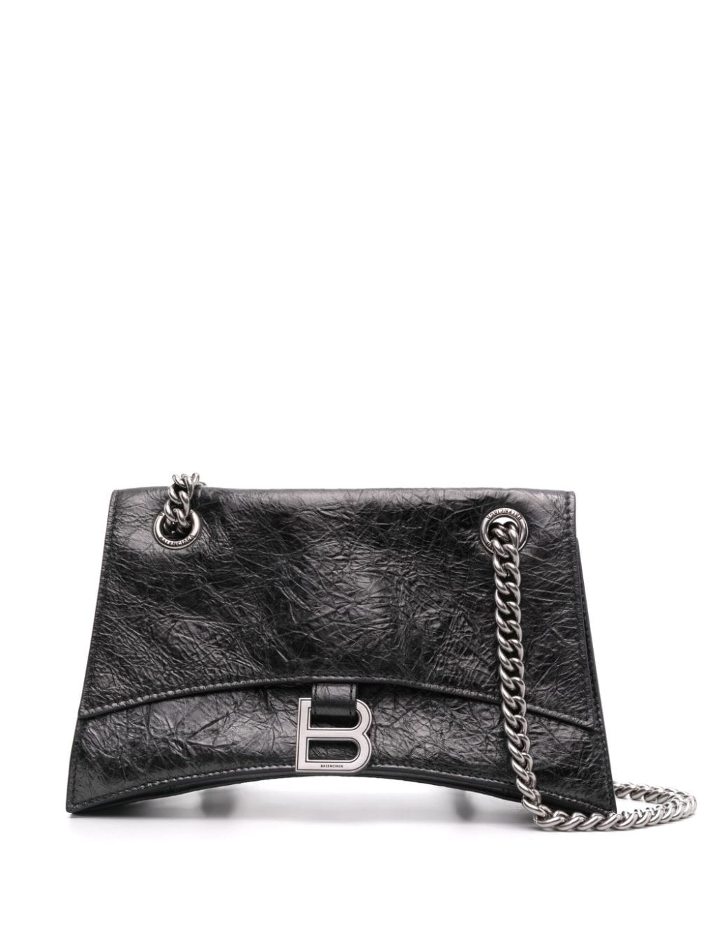 Balenciaga small Crush chain-strap shoulder bag - Silver von Balenciaga