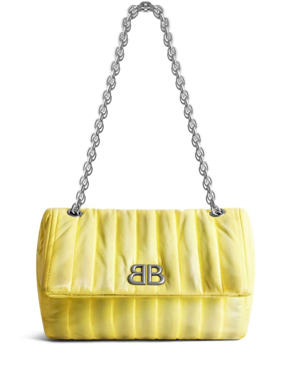 Balenciaga small Monaco leather shoulder bag - Yellow von Balenciaga