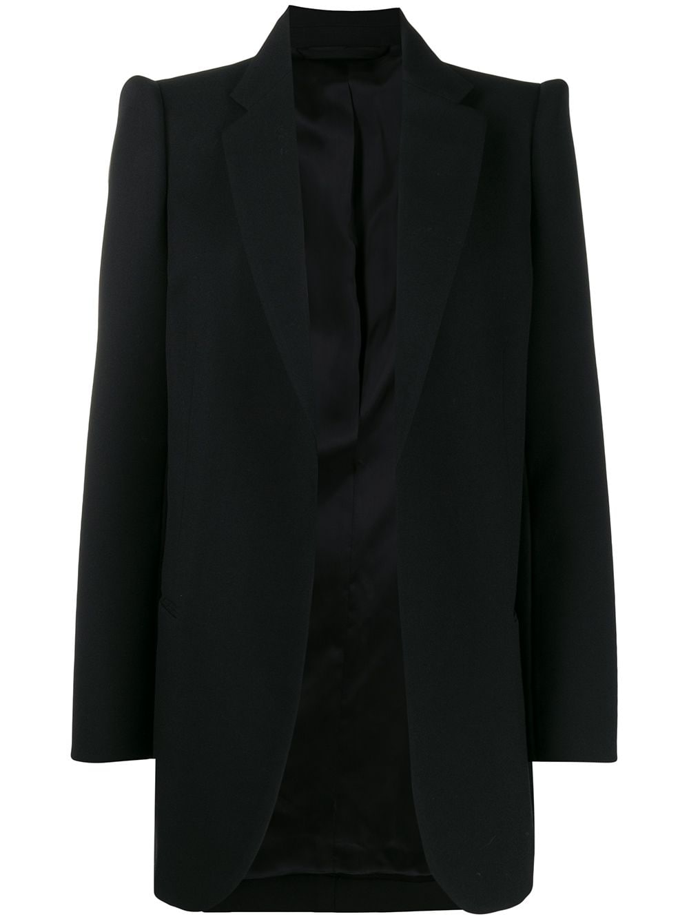 Balenciaga structured shoulders blazer - Black von Balenciaga
