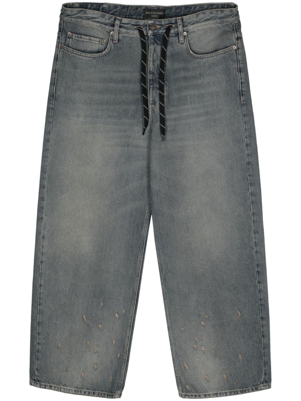 Balenciaga wide-leg cotton jeans - Blue von Balenciaga