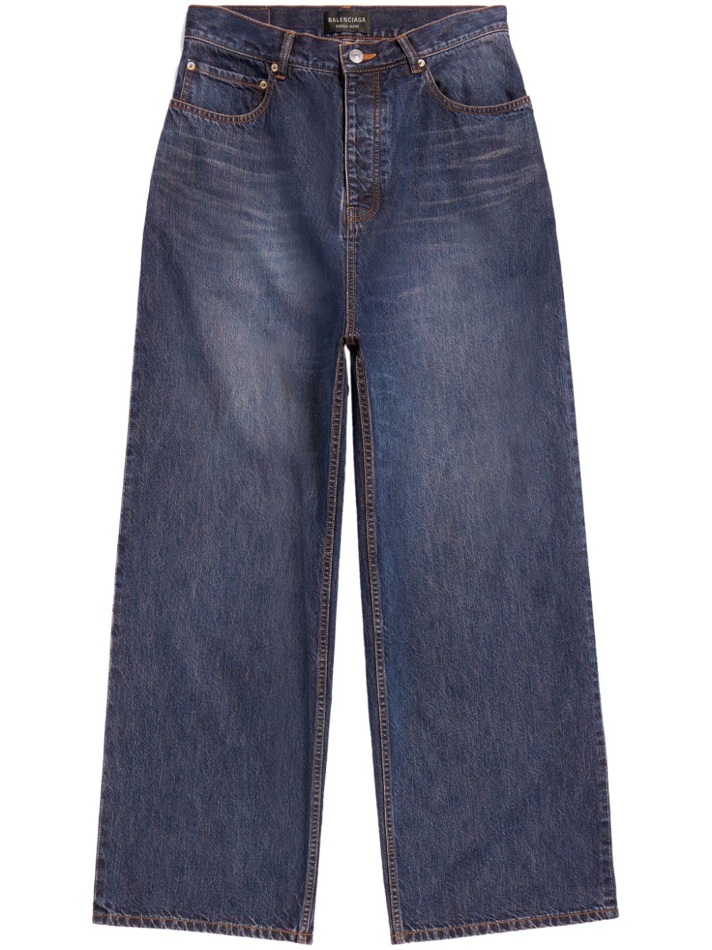 Balenciaga wide-leg jeans - Blue von Balenciaga
