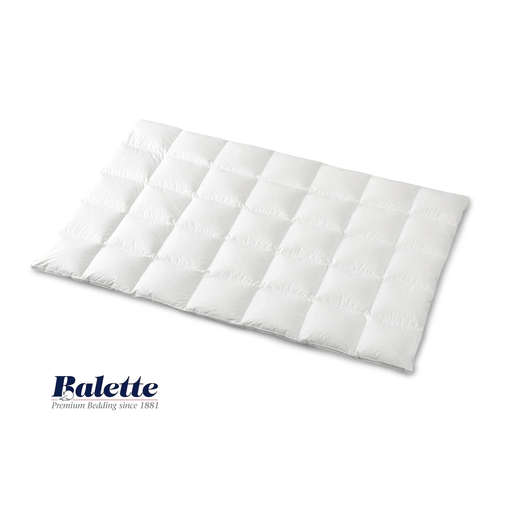 Balette Daunenbettdecke »Duvet Classic«, normal, Füllung neue reine Entendaunen (10%) und Entenfedern (90%), weiss, Bezug 100% Baumwolle, (1 St.) von Balette