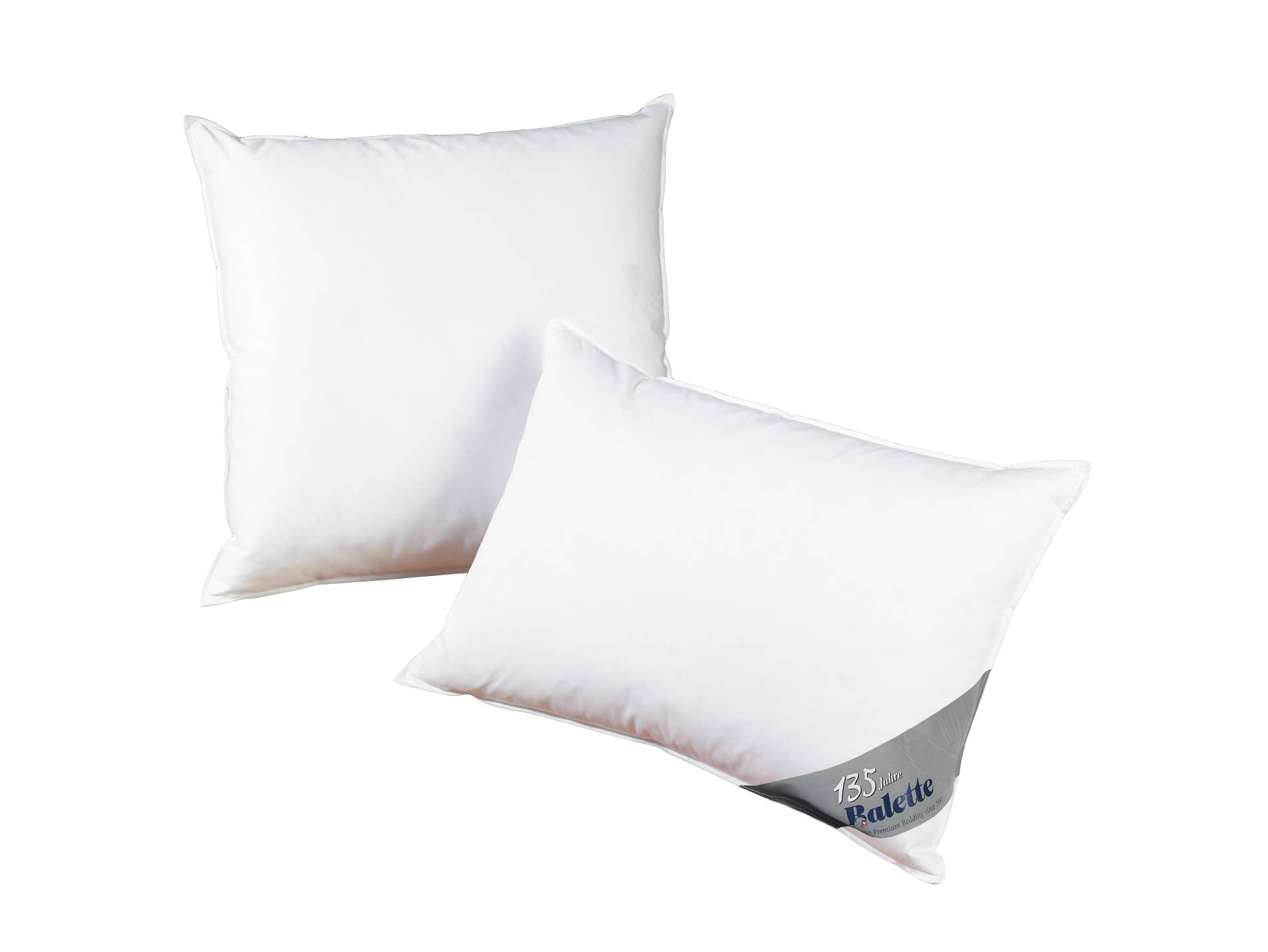 Balette Kopfkissen »Faserkopfkissen/-pfulmen Mia«, Füllung: 100% Polyester (OBB Fluffy-Fill), Bezug: 100% Baumwolle, (1 St.) von Balette