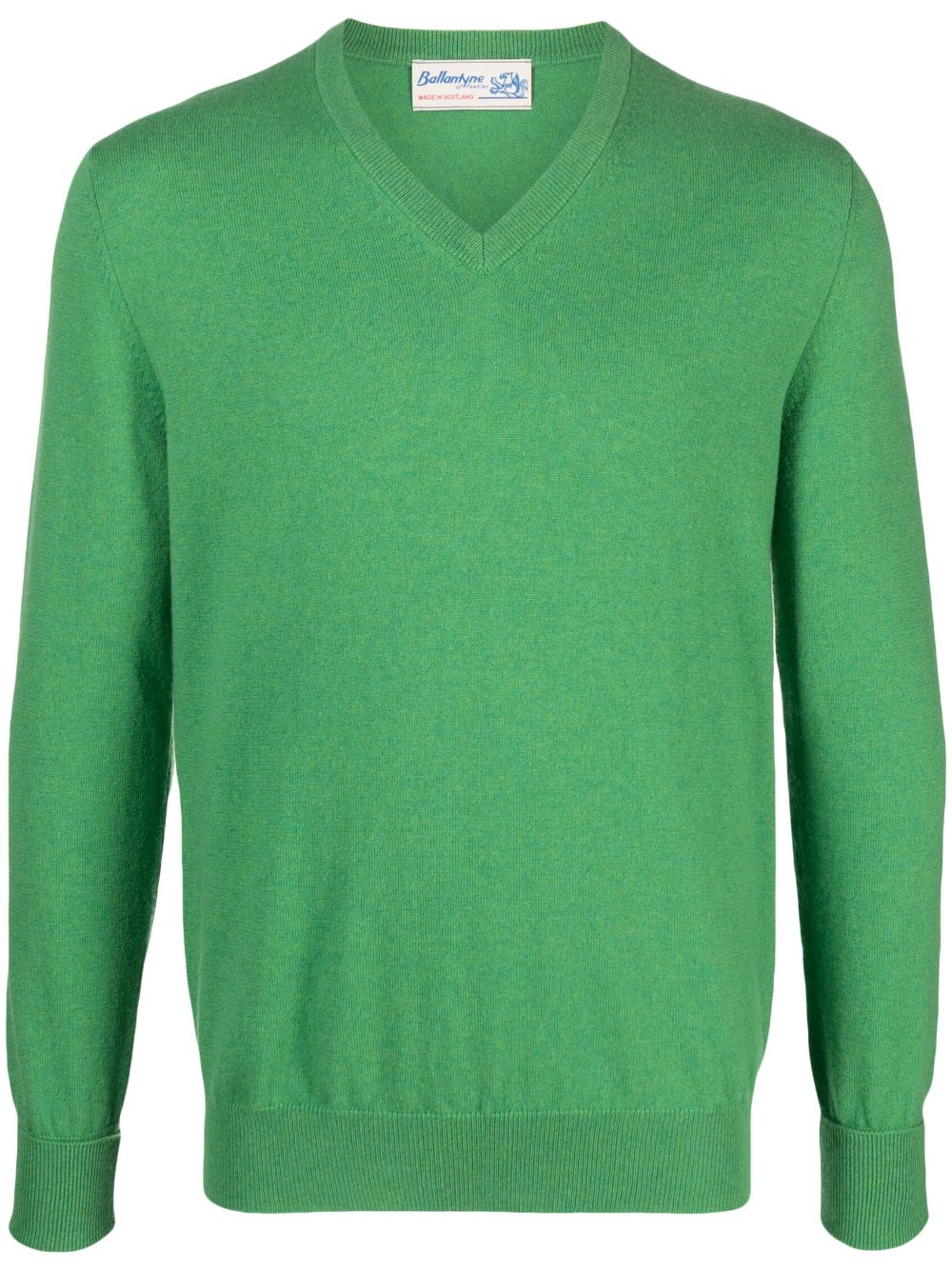 Ballantyne V-neck cashmere jumper - Green von Ballantyne