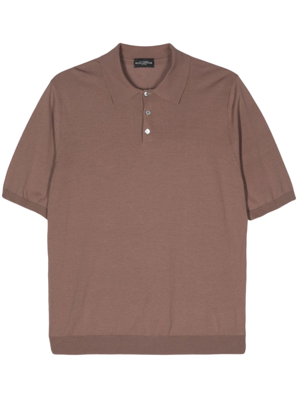 Ballantyne cotton polo shirt - Brown von Ballantyne