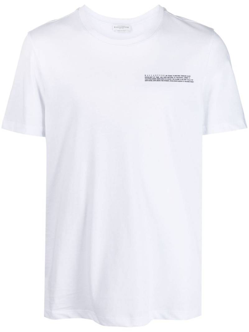 Ballantyne logo-print cotton T-shirt - White von Ballantyne