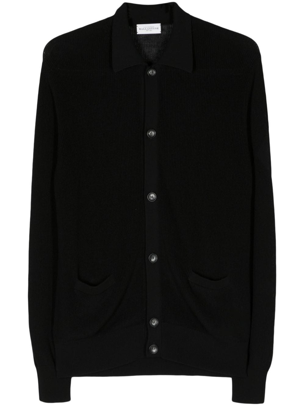 Ballantyne semi-sheer open-knit cardigan - Black von Ballantyne