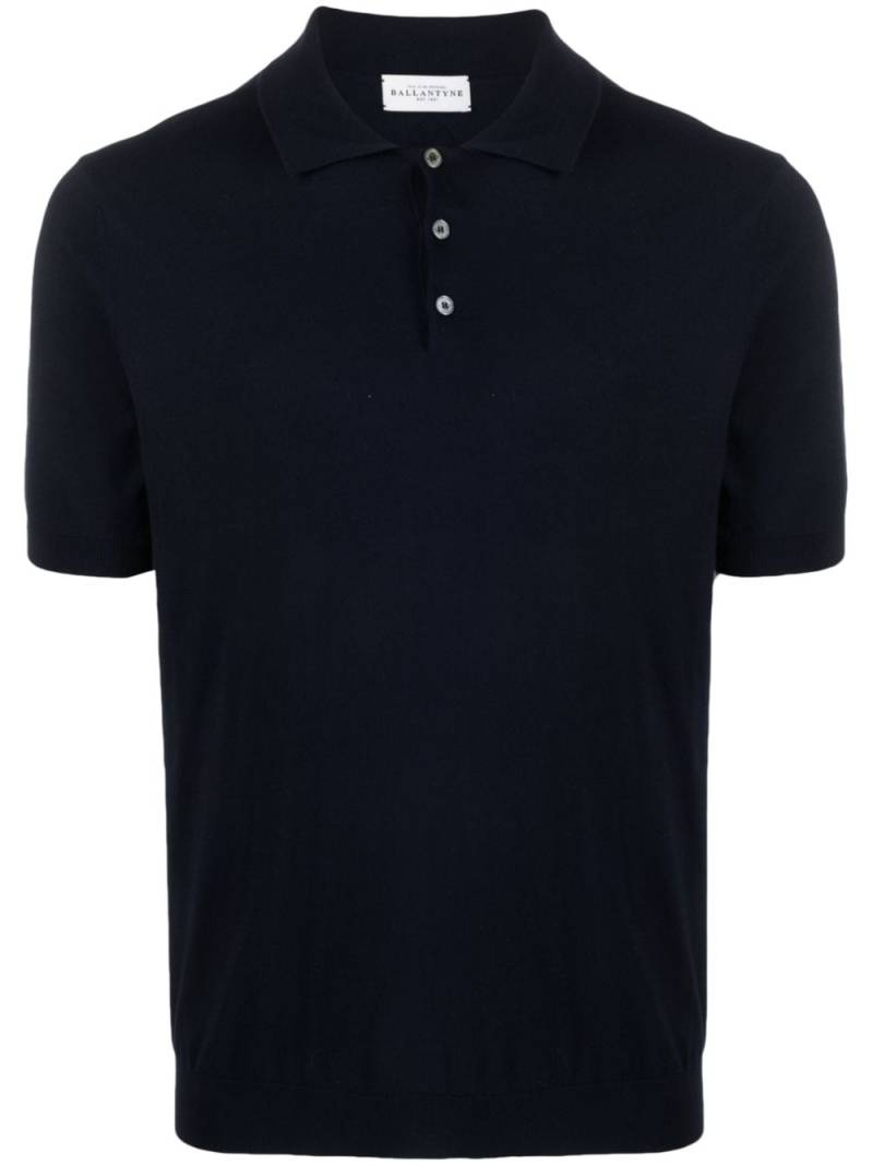 Ballantyne short-sleeve cotton polo shirt - Blue von Ballantyne
