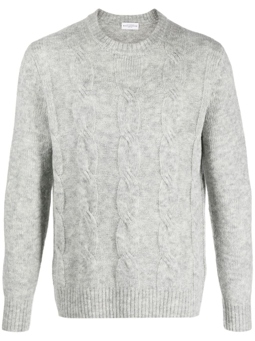 Ballantyne wool-blend cable-knit jumper - Grey von Ballantyne