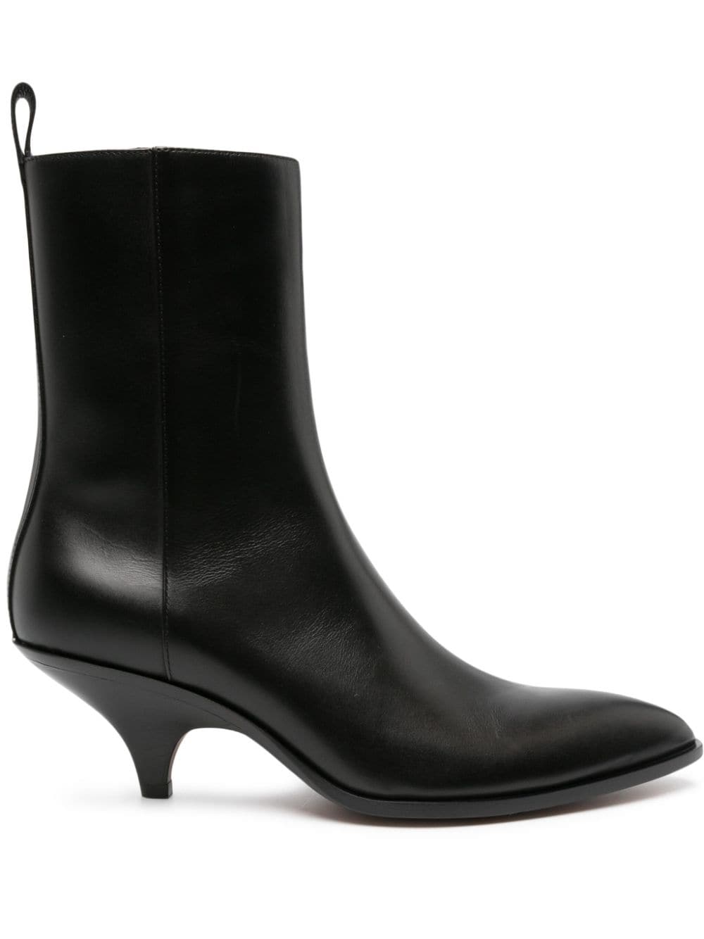 Bally 18mm pointed-toe leather boots - Black von Bally