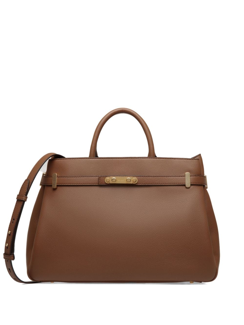 Bally Carriage Lock leather tote bag - Brown von Bally