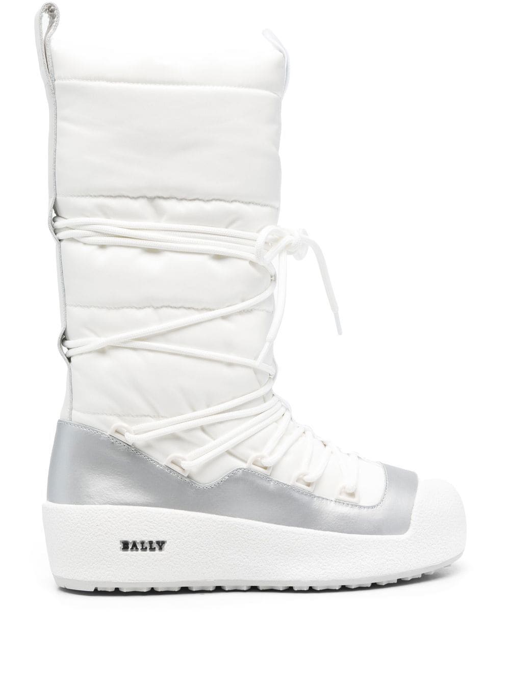 Bally Cathye padded lace-up boots - White von Bally