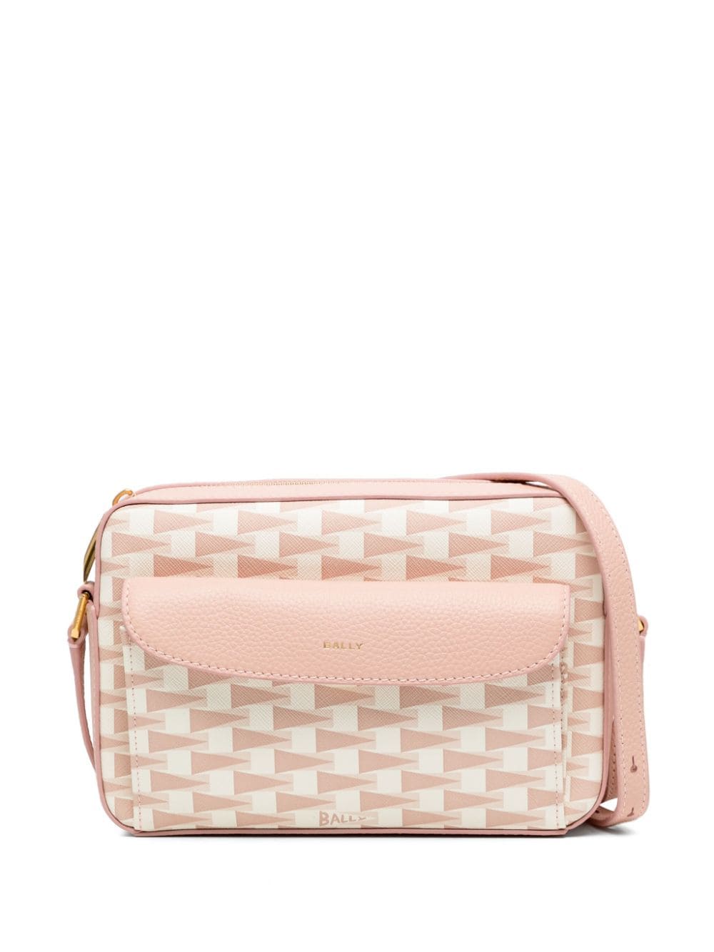 Bally Daniel Pennant-print crossbody bag - Pink von Bally