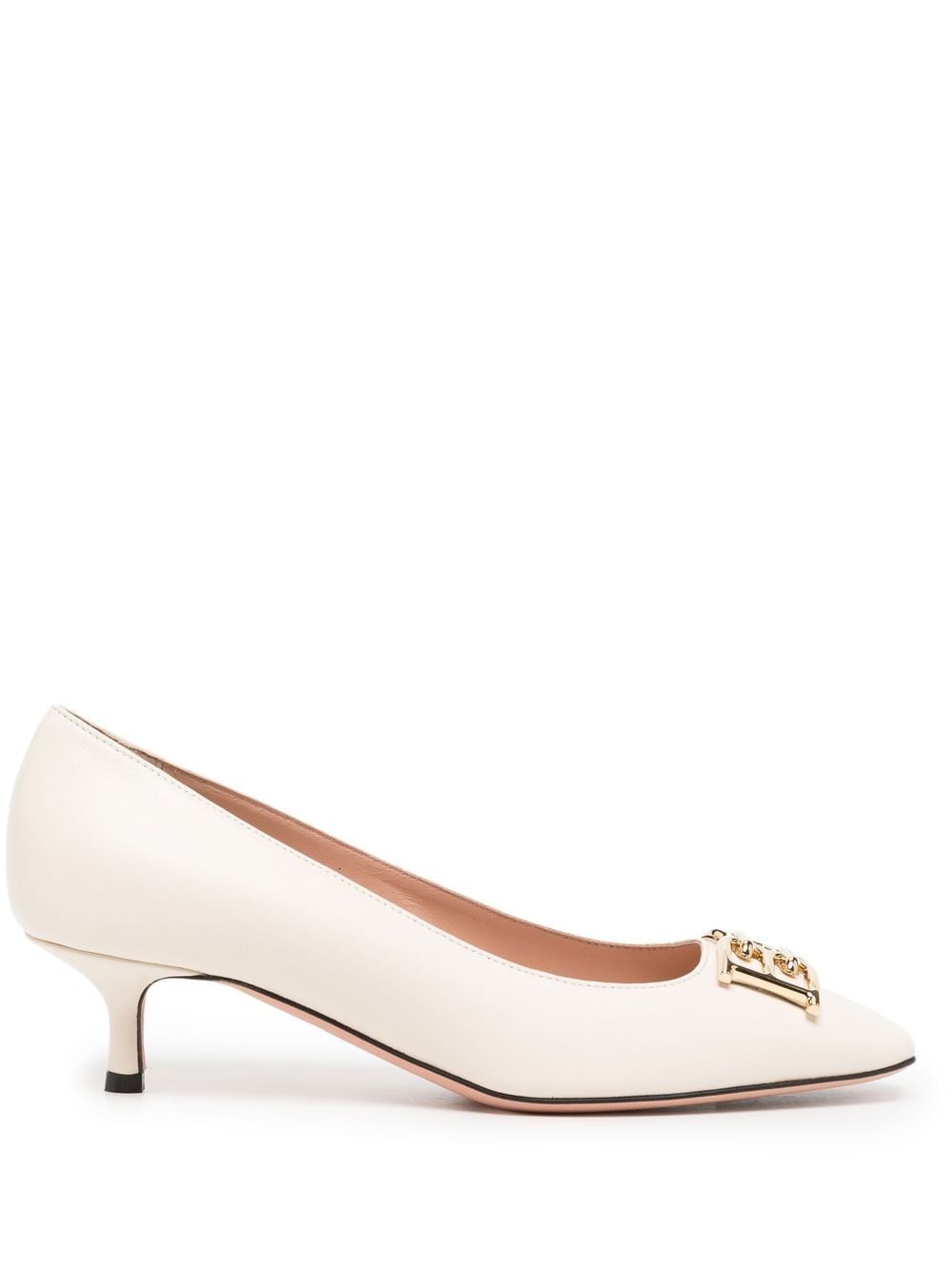 Bally Evanca 45 leather pumps - White von Bally