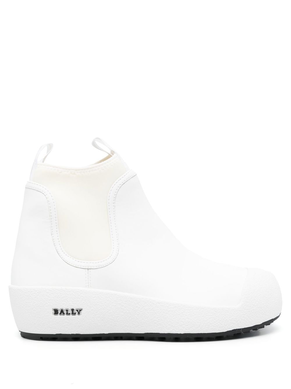 Bally Gadey flatform elastic-panel boots - White von Bally