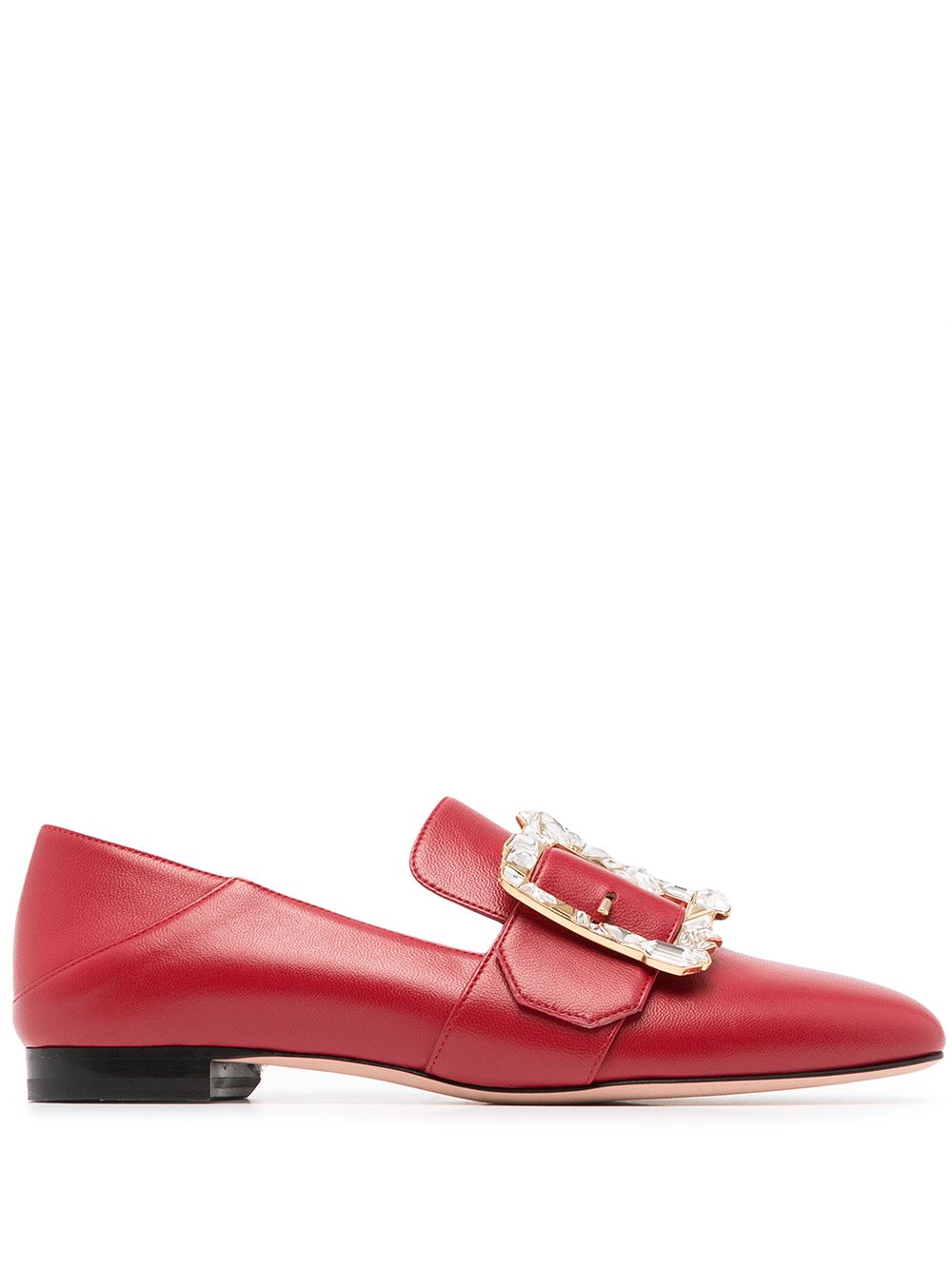 Bally Janelle leather slippers - Red von Bally