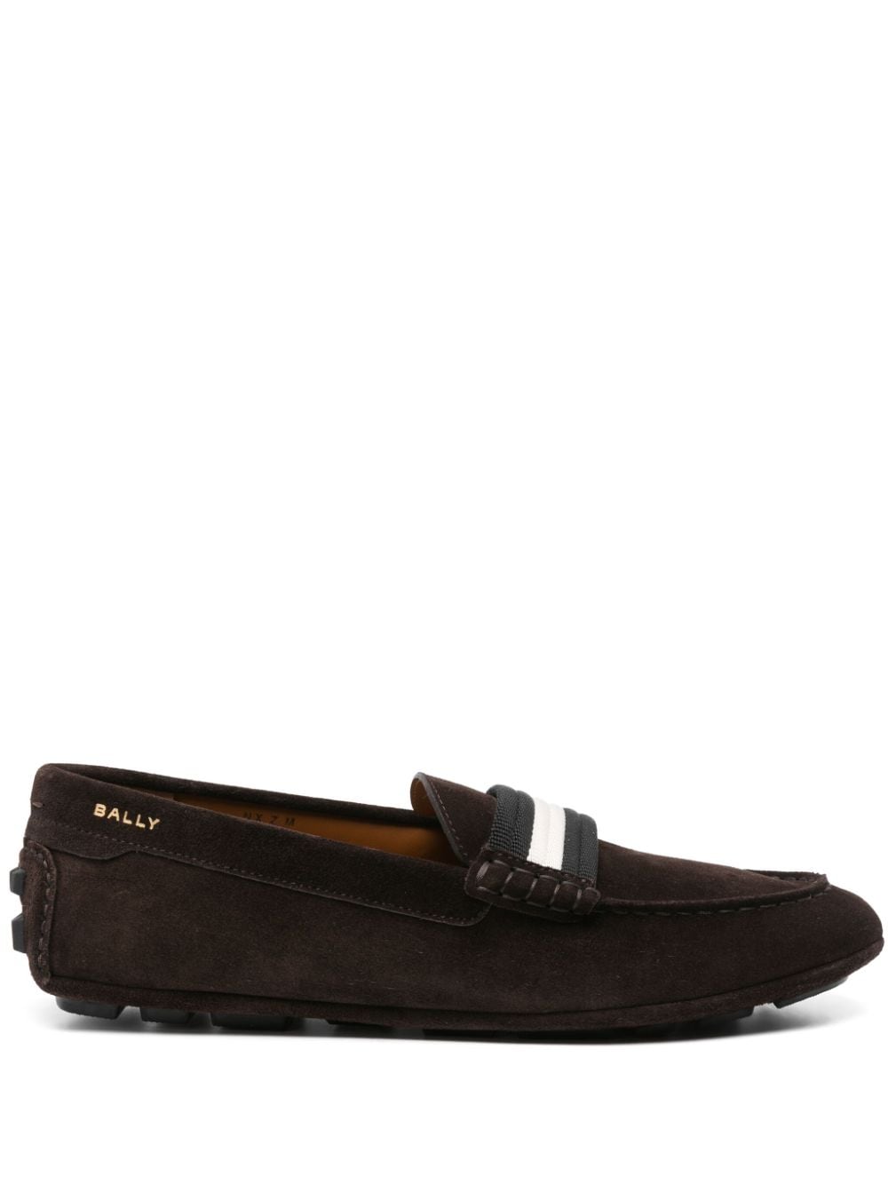 Bally Kansan suede loafers - Brown von Bally