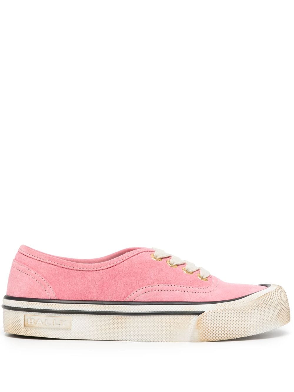 Bally Lyder suede low-top sneakers - Pink von Bally