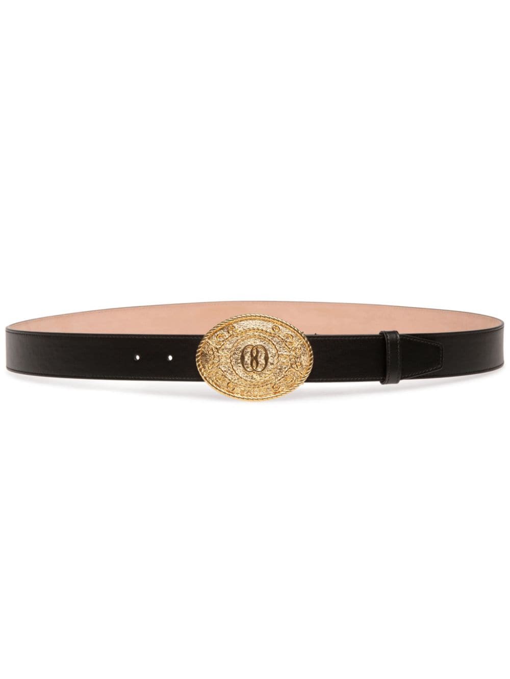 Bally Mountain logo-buckle leather belt - Black von Bally