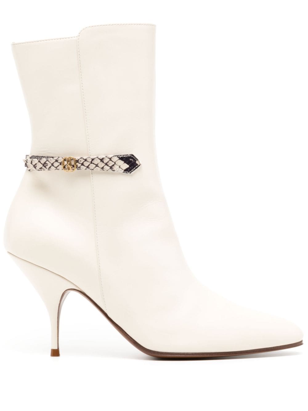 Bally Odeya 85mm leather boots - Neutrals von Bally