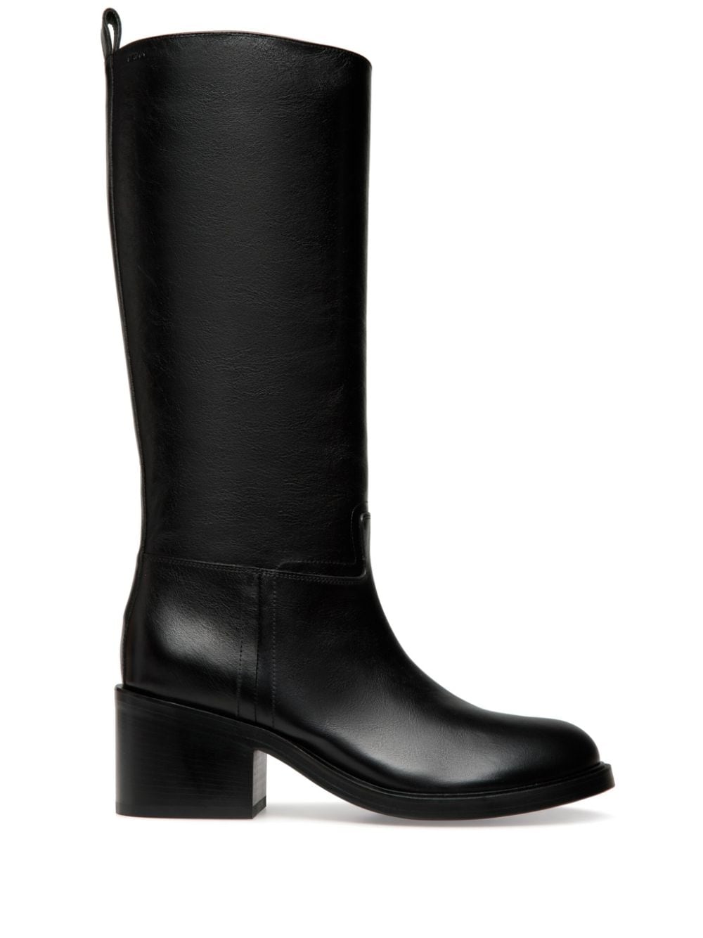 Bally Peggy leather knee-high boots - Black von Bally