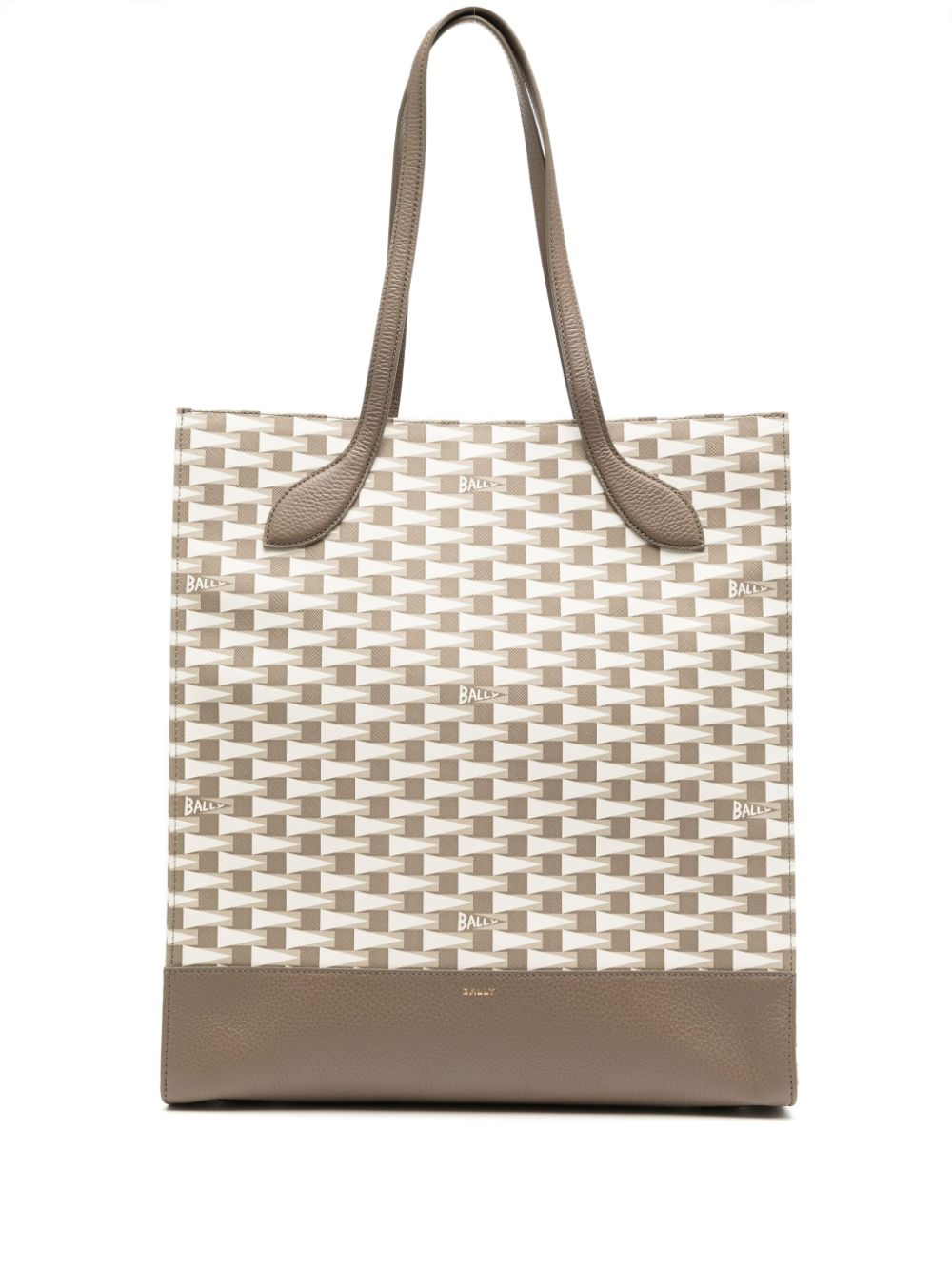 Bally Pennant panelled tote bag - Brown von Bally